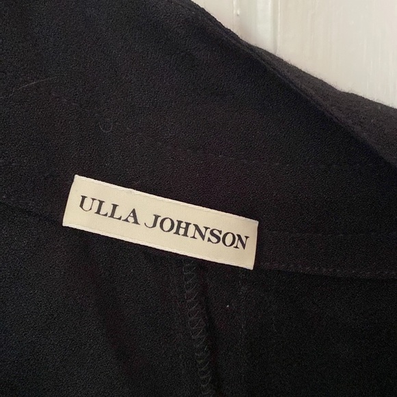 Ulla Johnson Freja High Rise Suspender Pants Noir Black Size 4 Overalls Harem - Picture 5 of 16